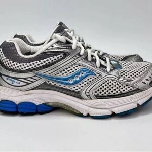 Saucony Women’s White and Blue Athletic Shoes